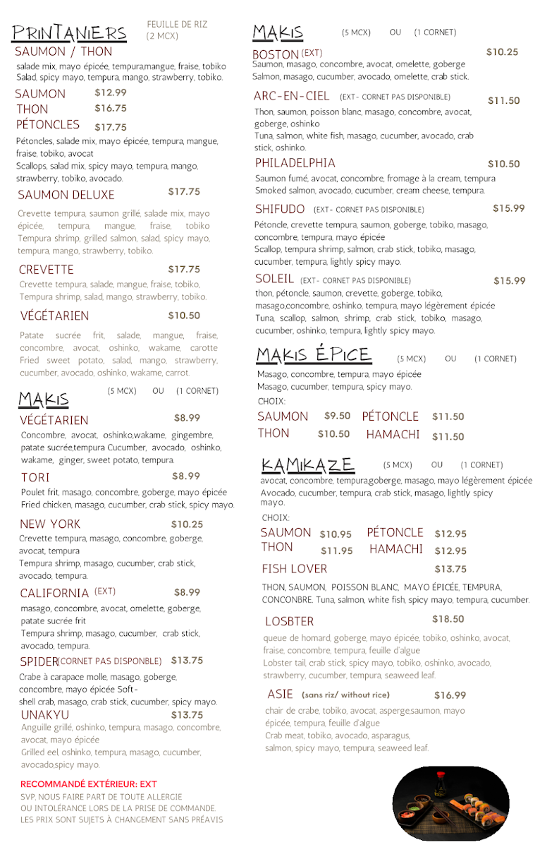 Menu Sushi Kayakku-5