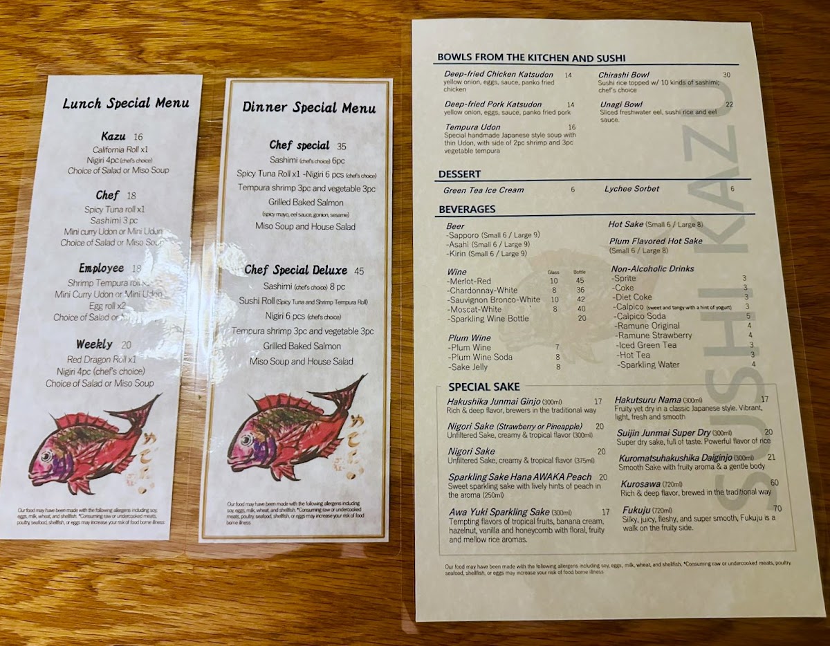 Menu Sushi Kazu-3