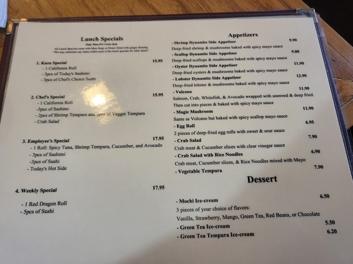 Menu Sushi Kazu-4