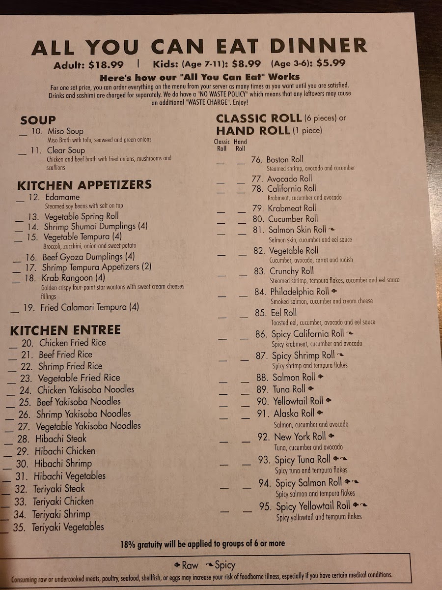Menu Sushi King-5