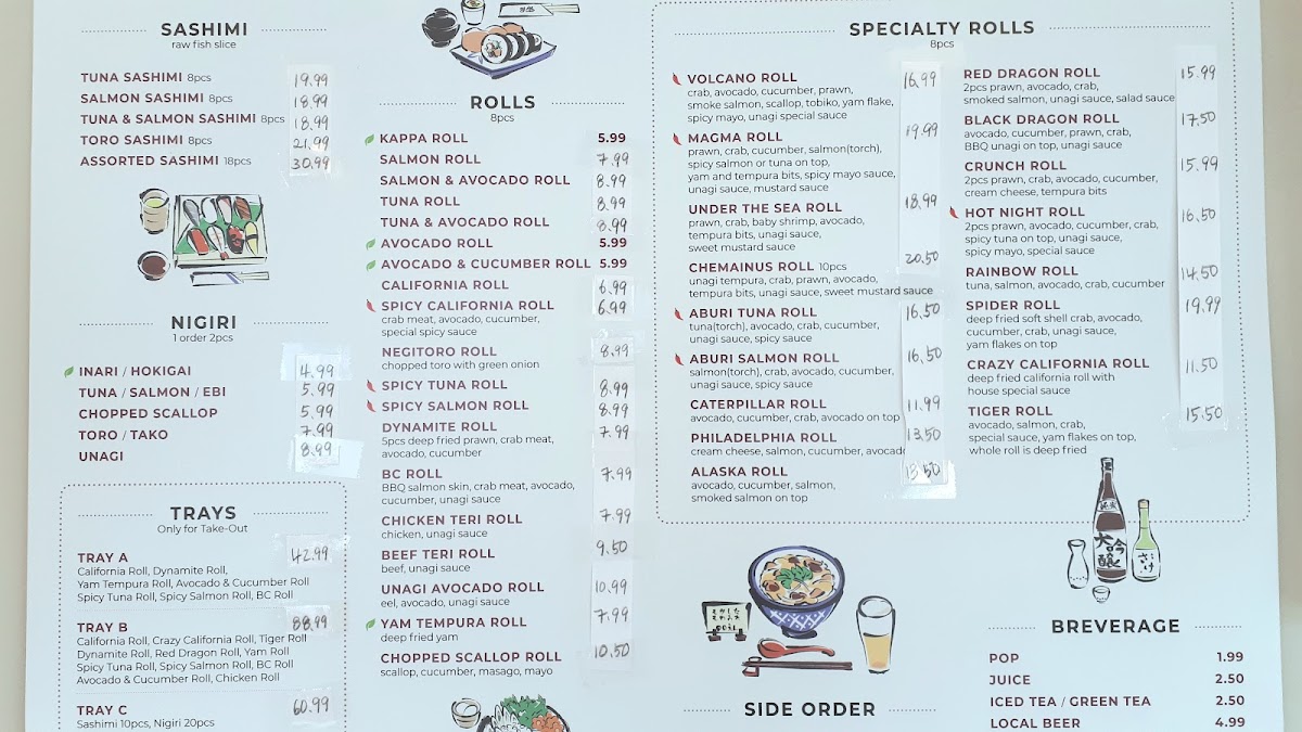 Menu Sushi Kuni-1