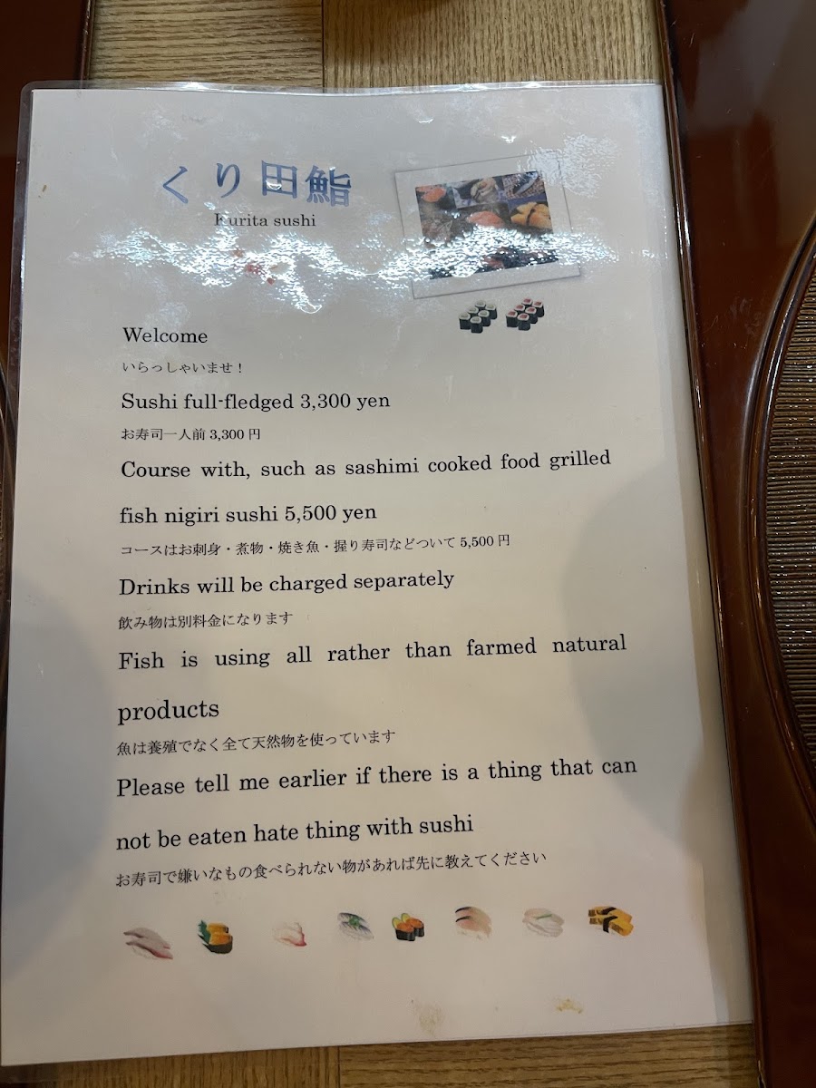Menu Sushi Kurita-2