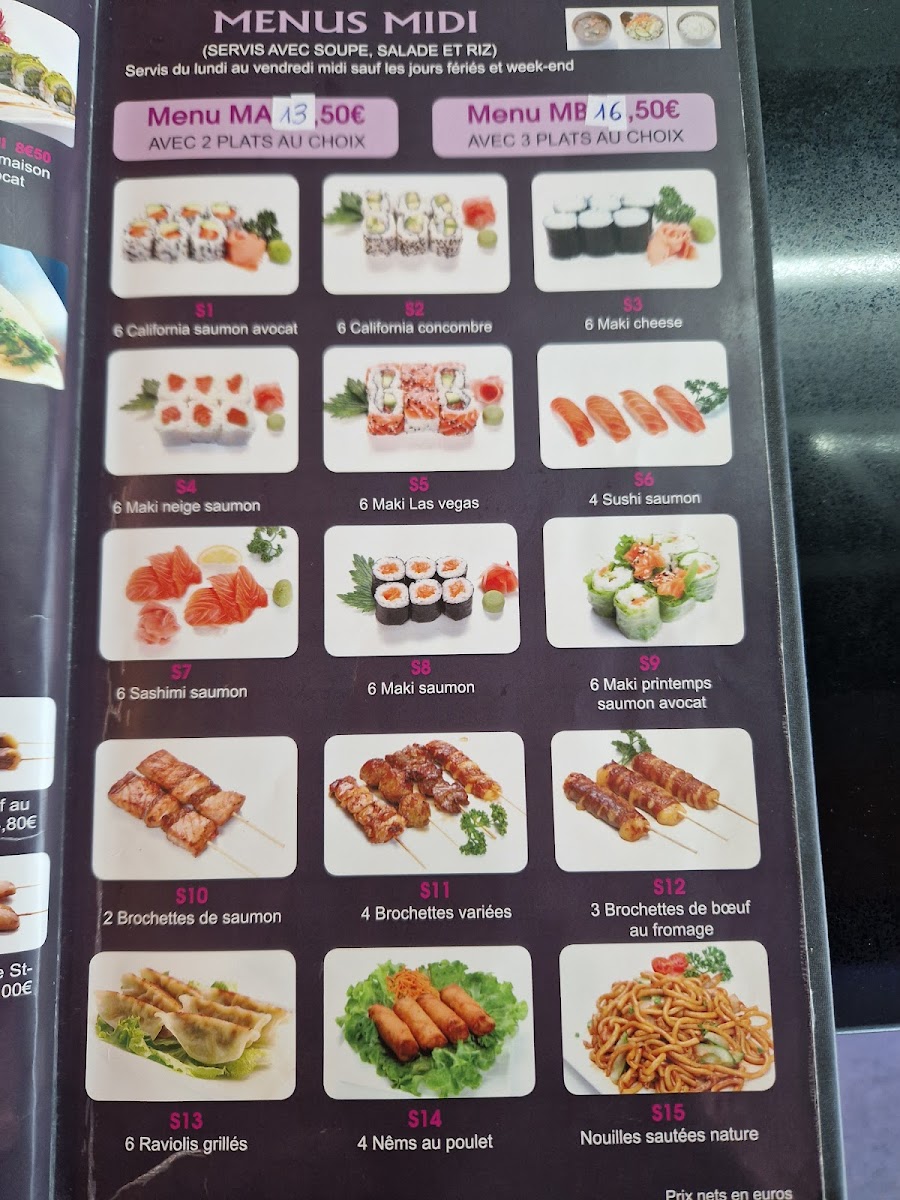 Menu Sushi Line-3