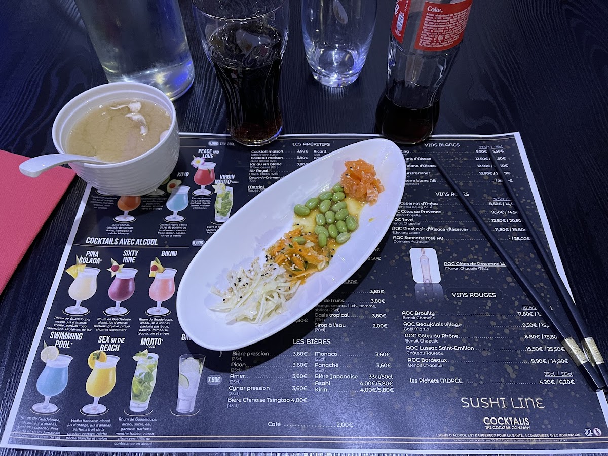 Menu Sushi Line-5