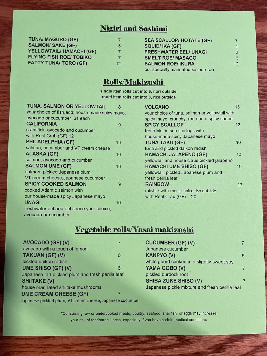 Menu Sushi Maeda-1