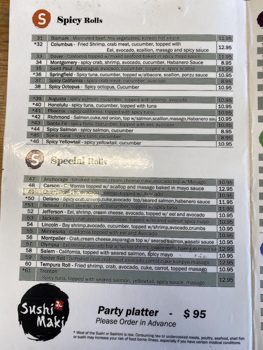 Menu Sushi Maki-1