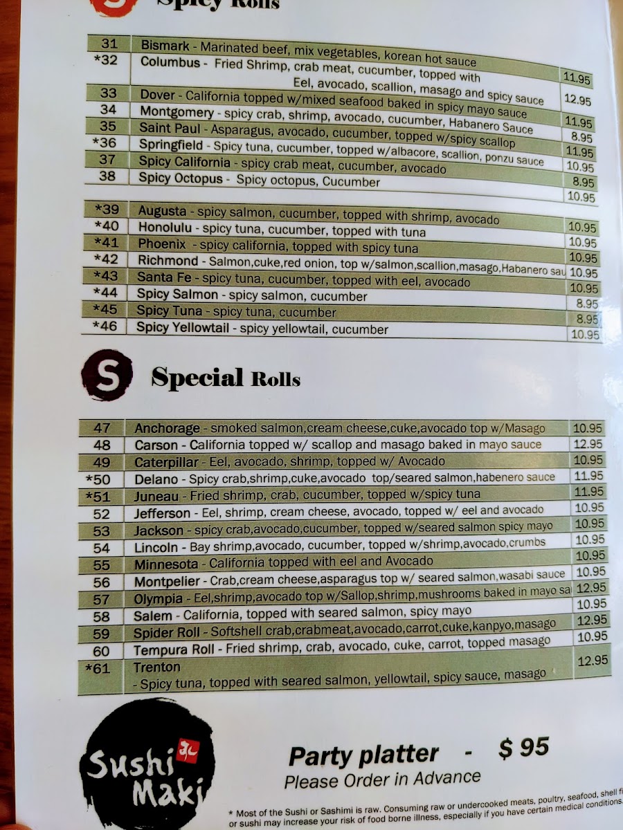 Menu Sushi Maki-3