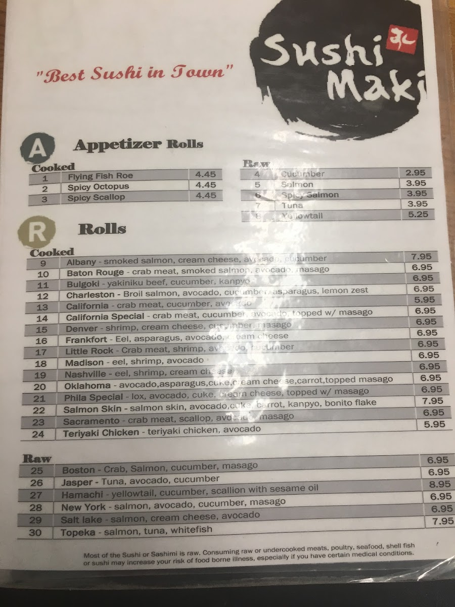 Menu Sushi Maki-8