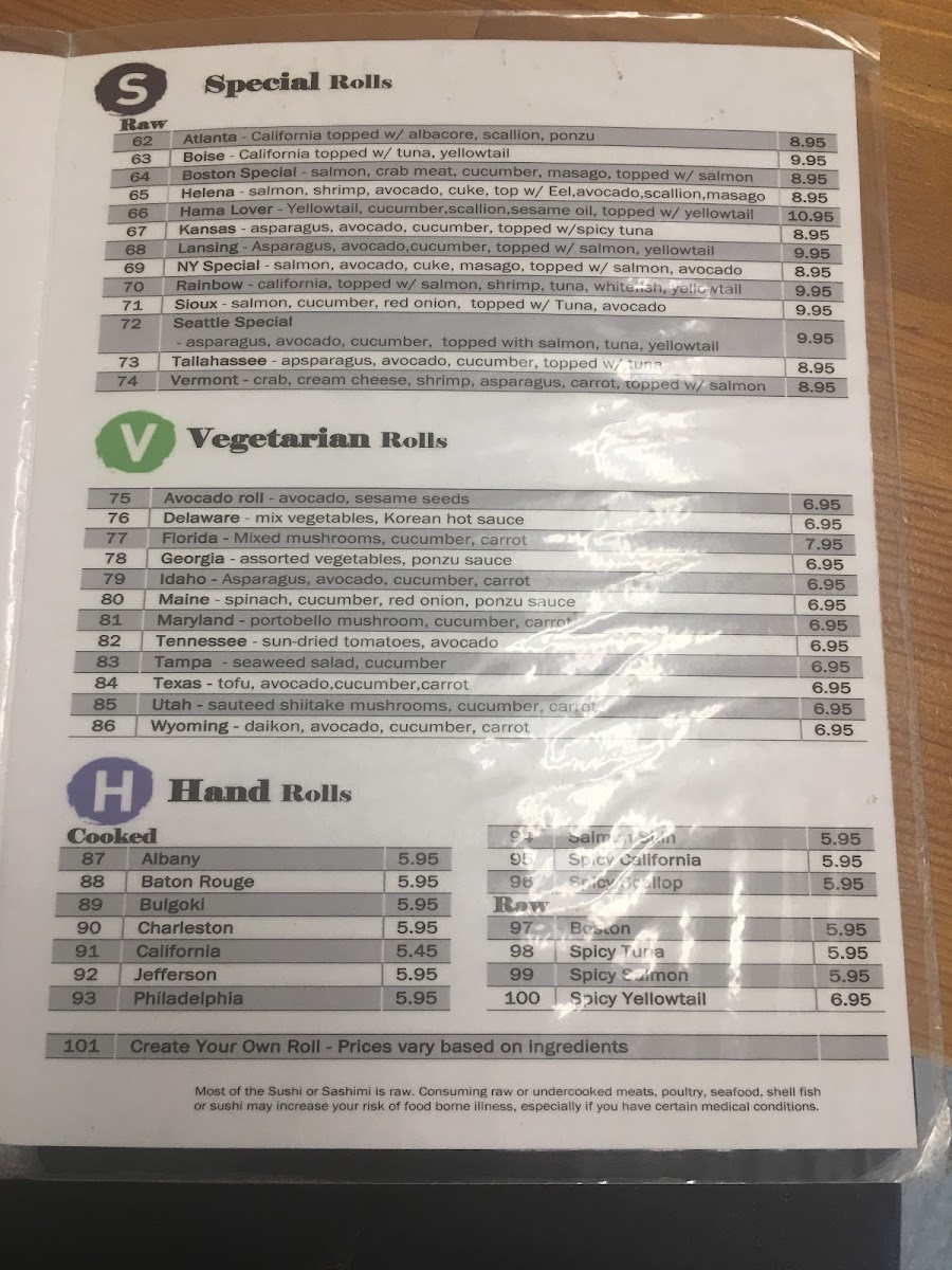 Menu Sushi Maki-9