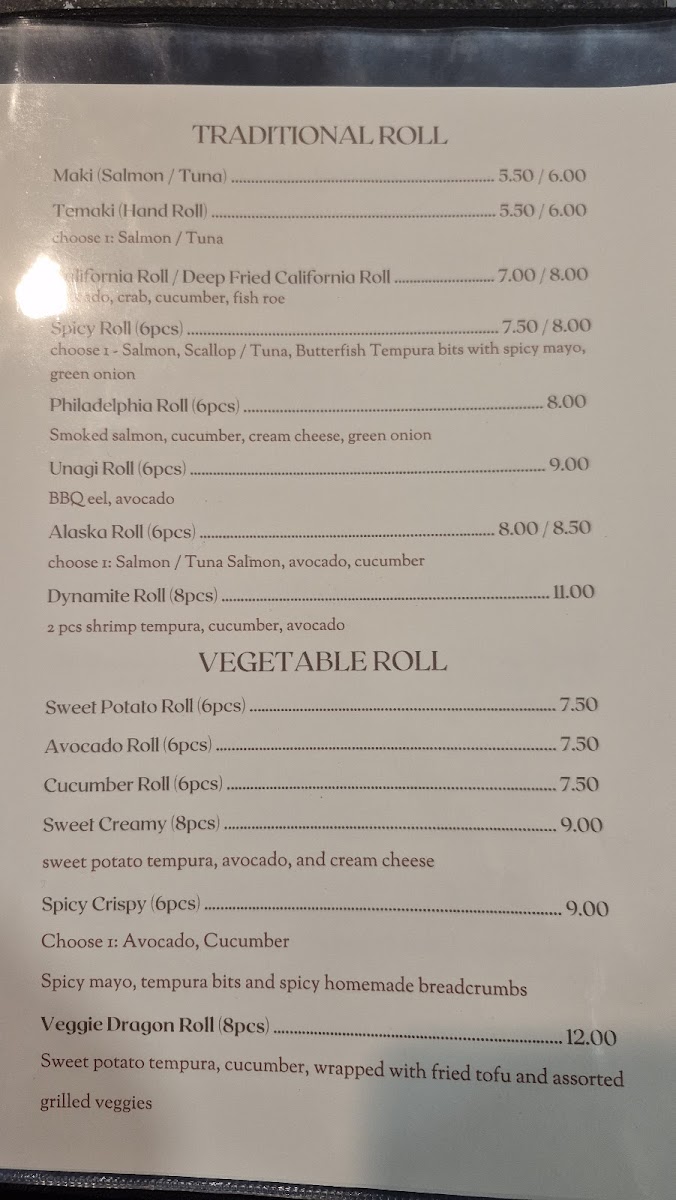 Menu Sushi Maru (Japanese & Korean)-2