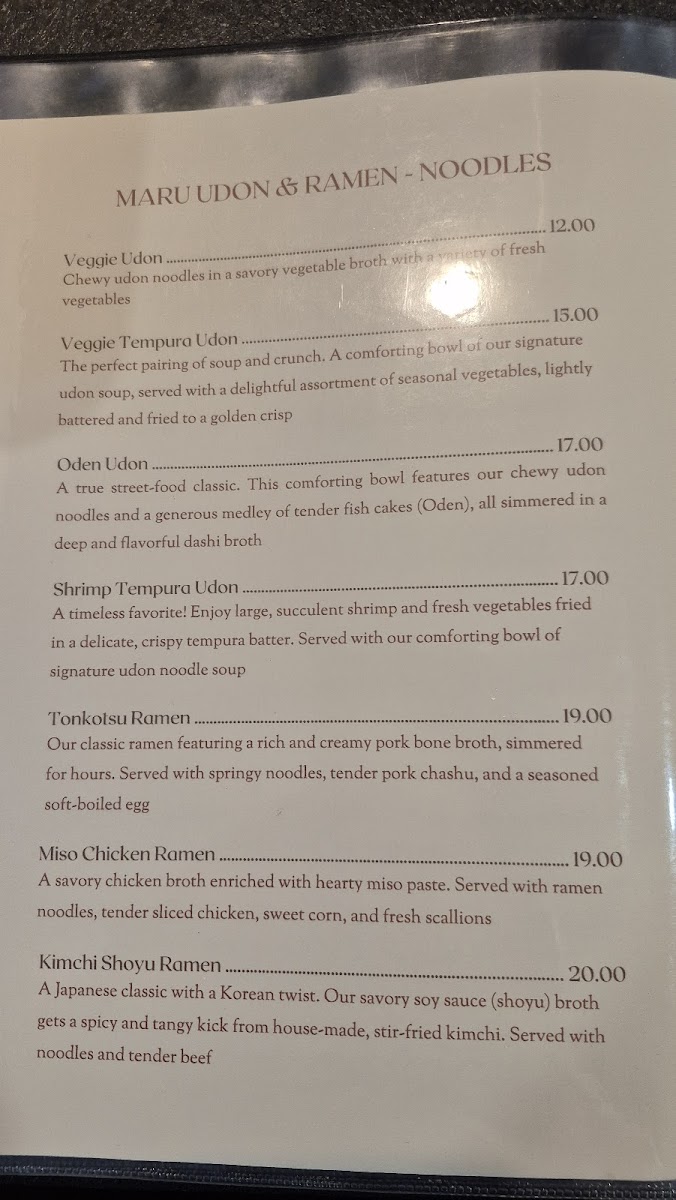 Menu Sushi Maru (Japanese & Korean)-4