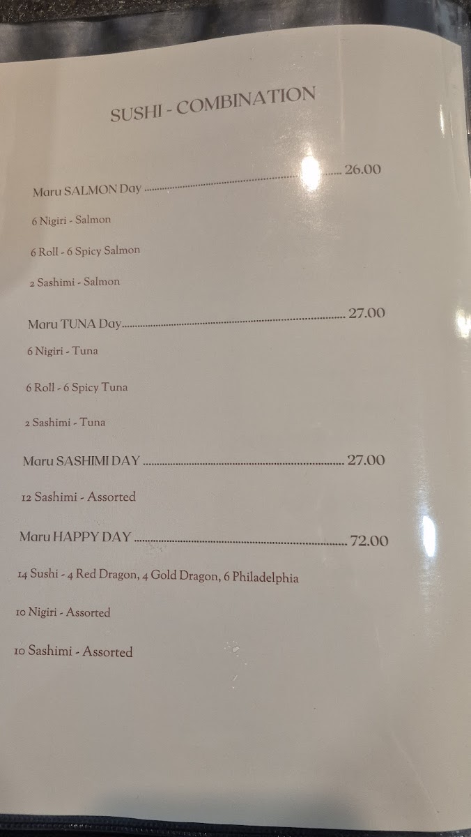Menu Sushi Maru (Japanese & Korean)-7
