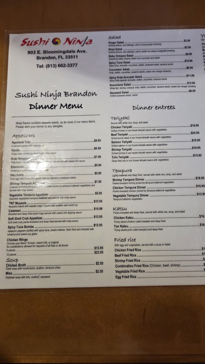 Menu Sushi Ninja Brandon-2