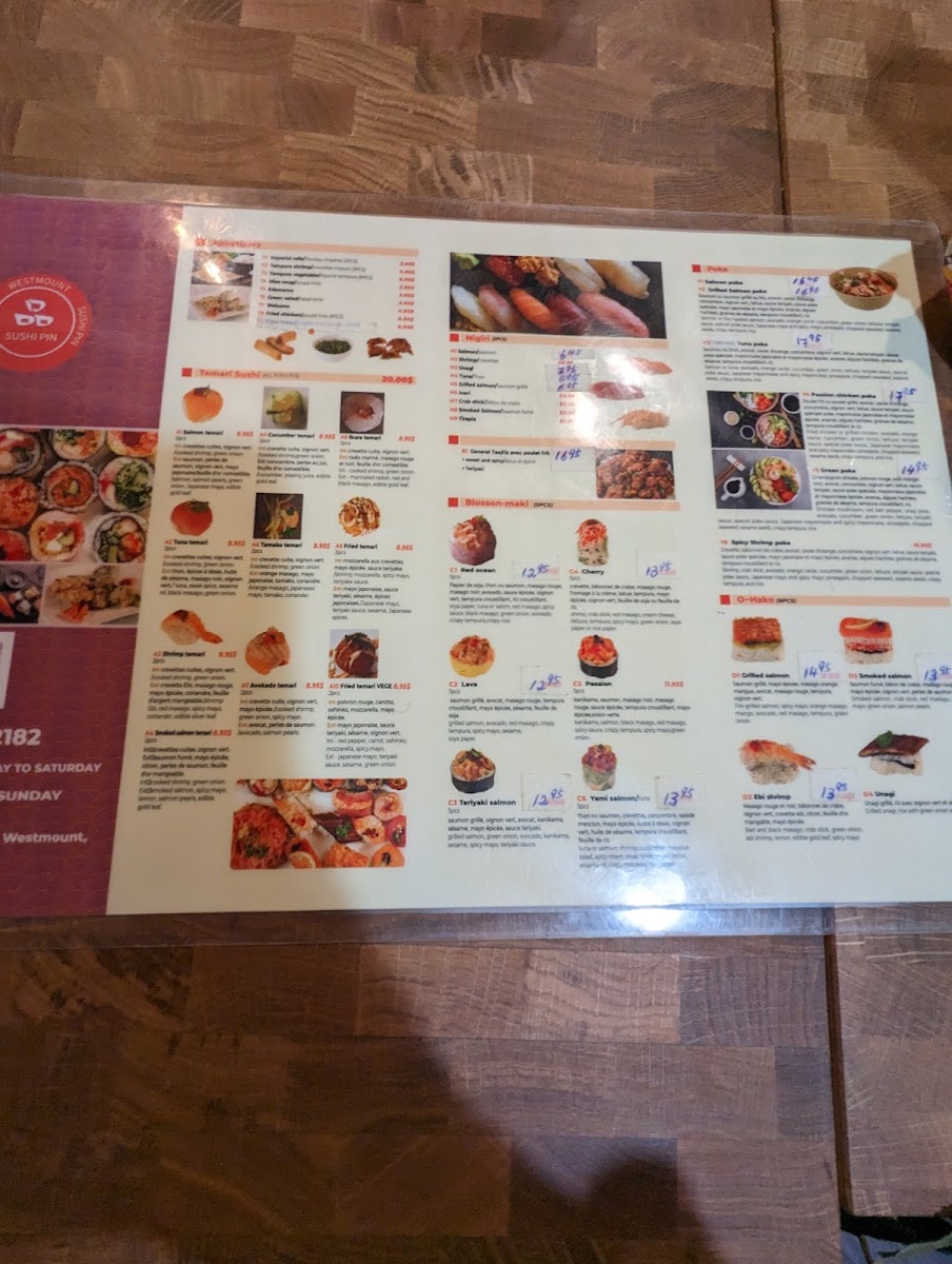Menu Sushi Pin Westmount-1