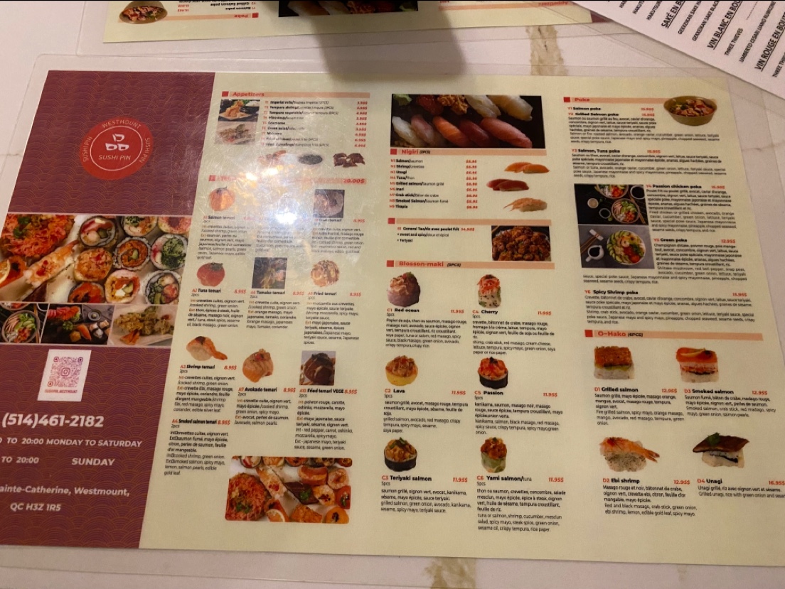 Menu Sushi Pin Westmount-2
