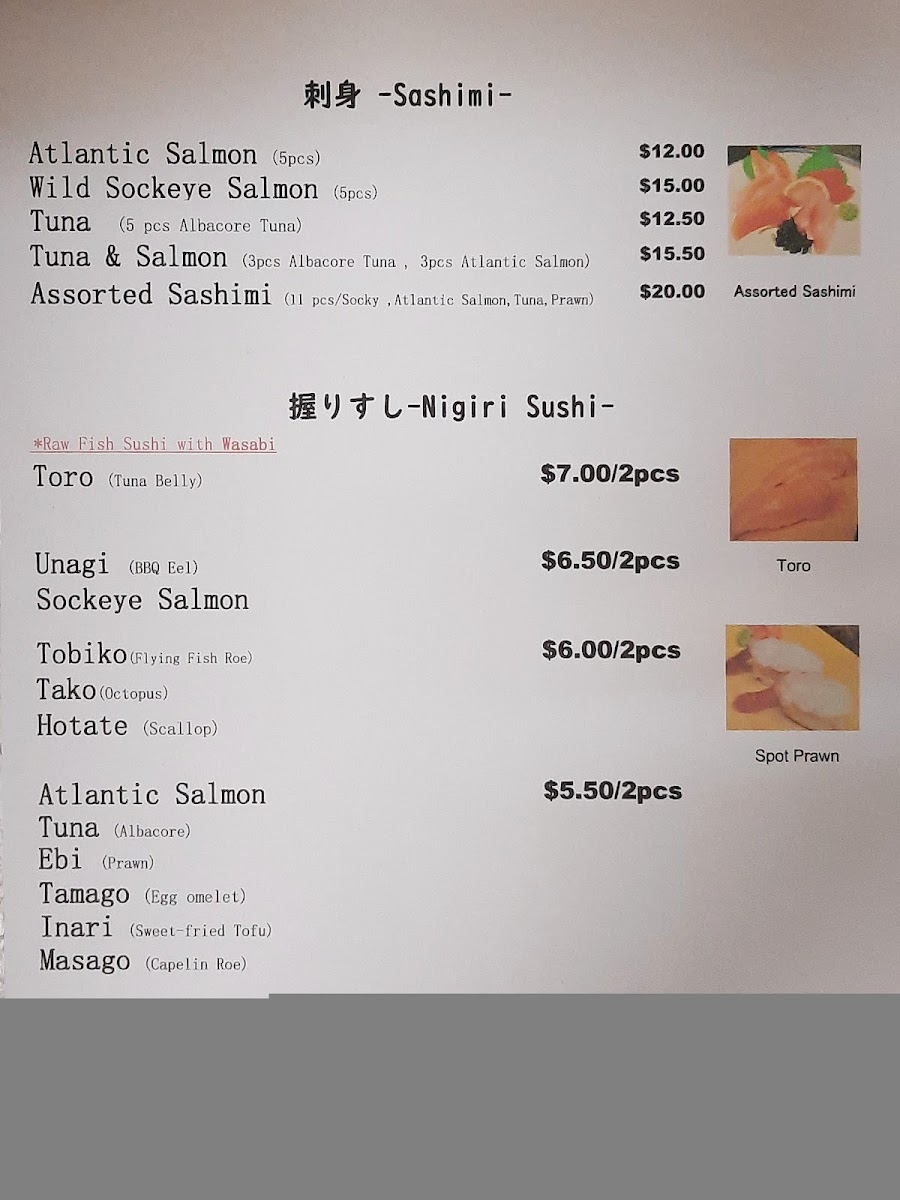 Menu Sushi Sakura Japan-5