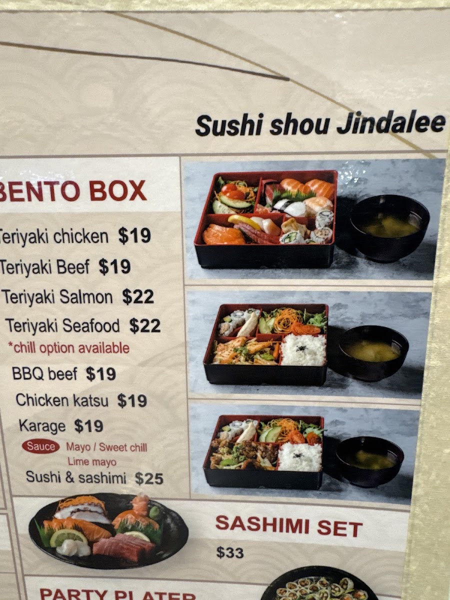 Menu Sushi Shou Jindalee-2