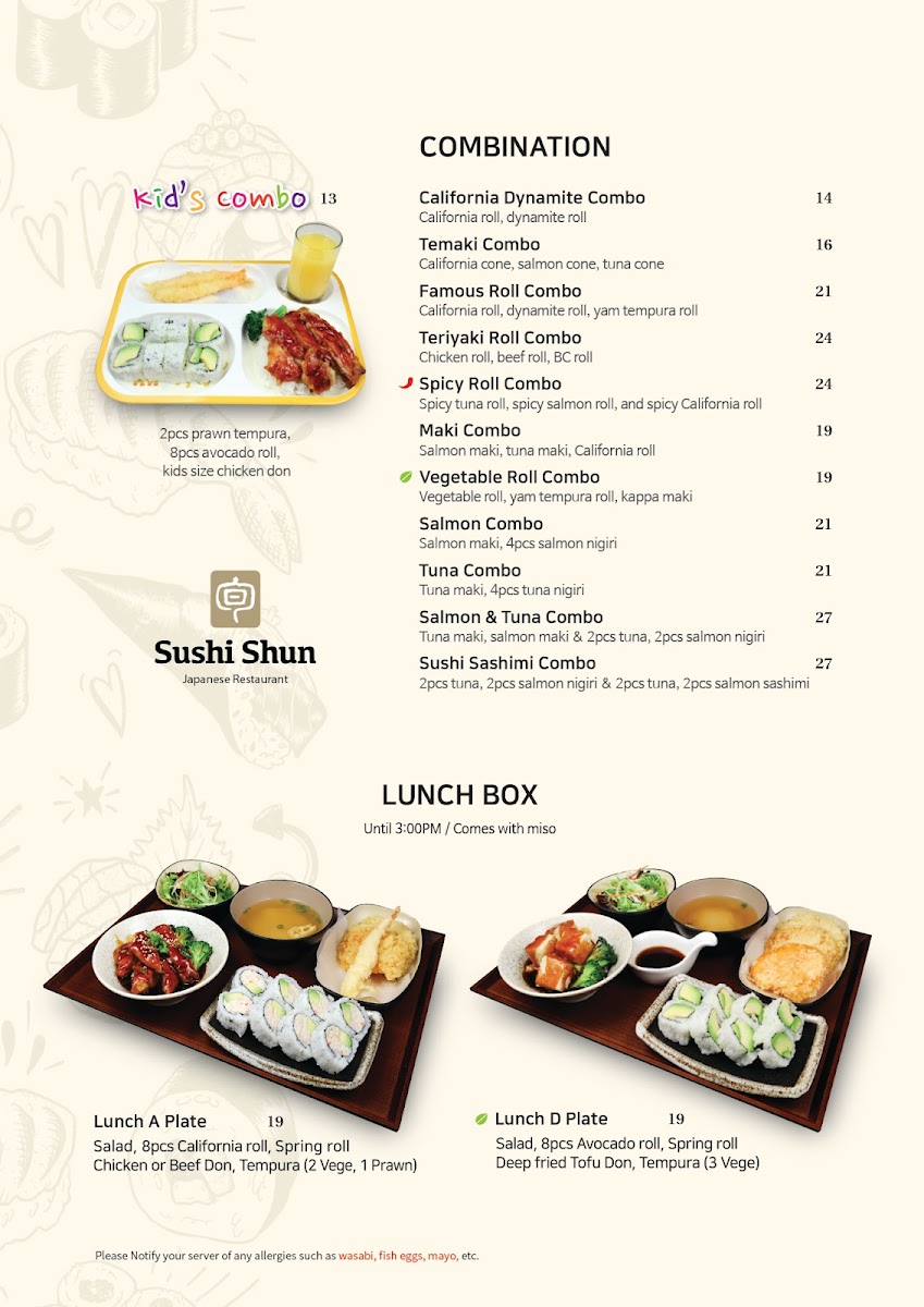 Menu Sushi Shun-3