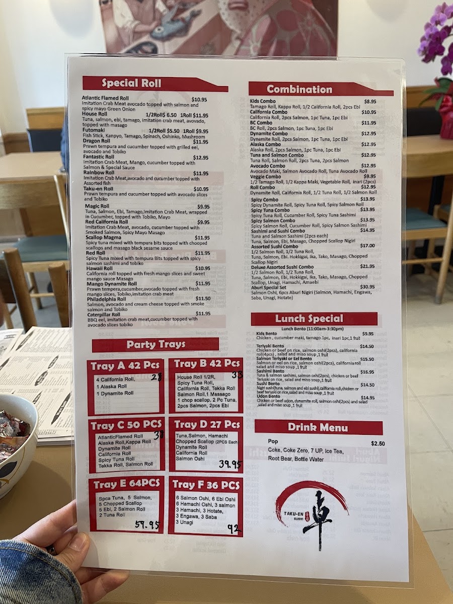 Menu Sushi Taku-En Japanese Restaurant-7