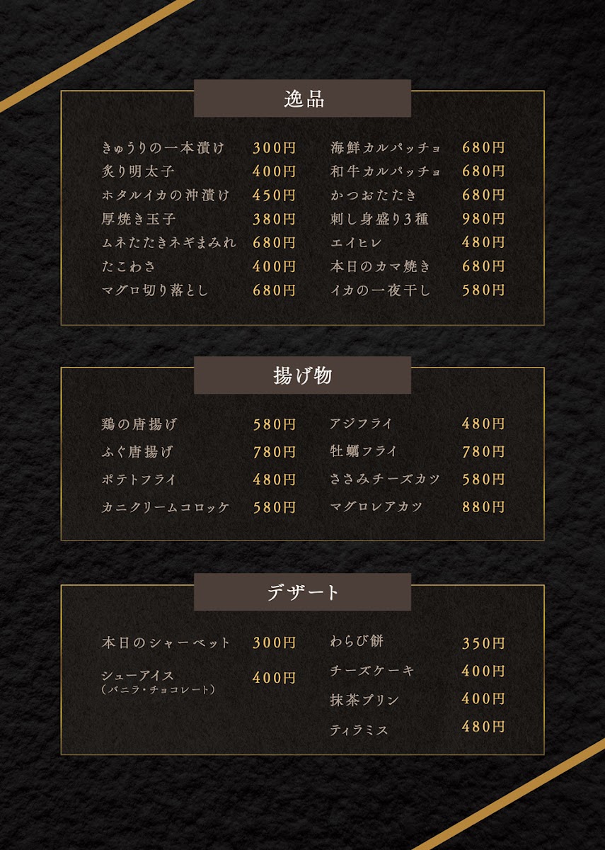 Menu Sushi To Shabushabu No.8 Umeda Store-3