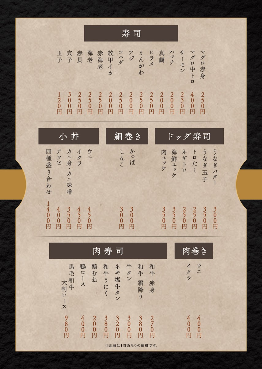 Menu Sushi To Shabushabu No.8 Umeda Store-6