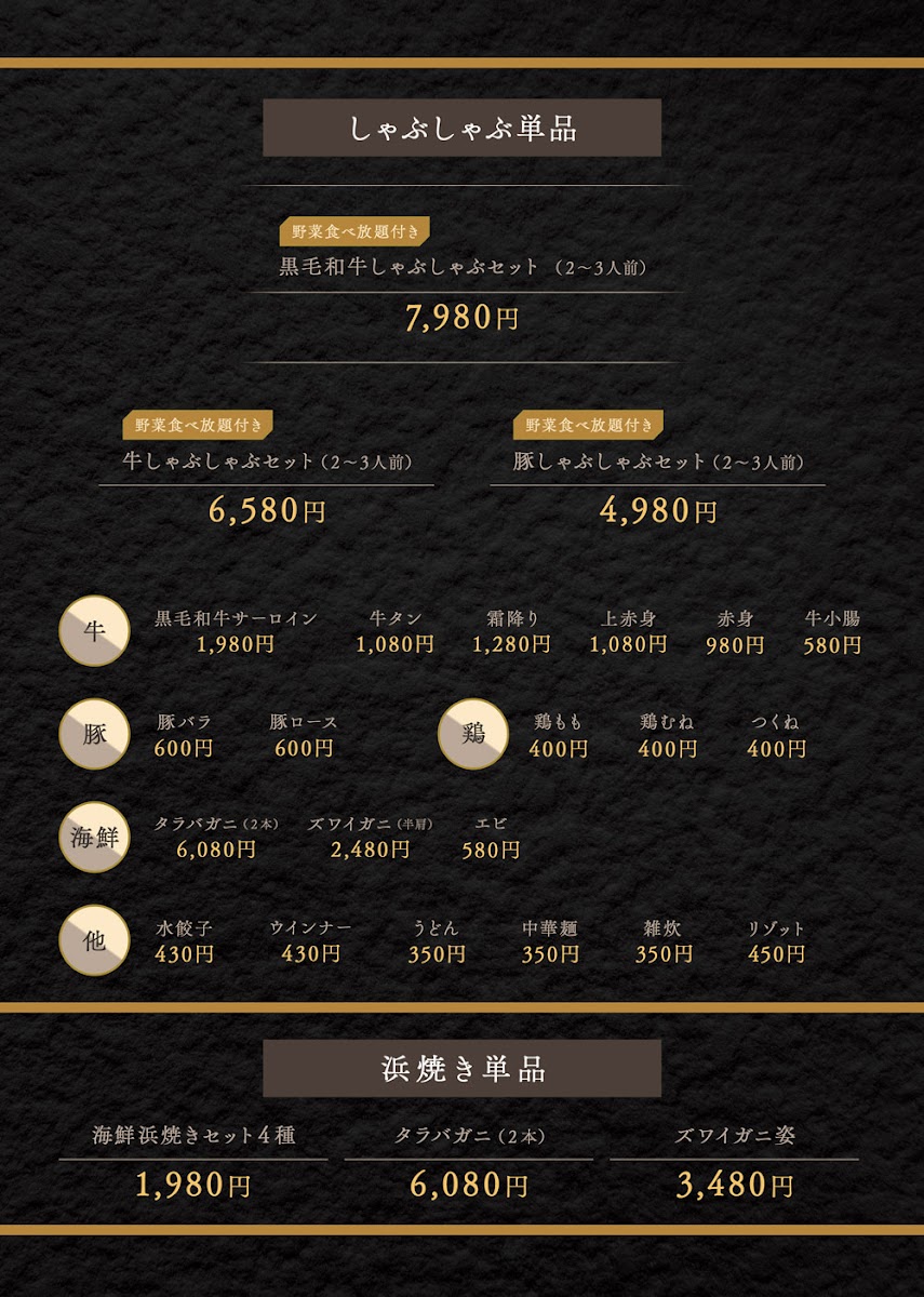 Menu Sushi To Shabushabu No.8 Umeda Store-7