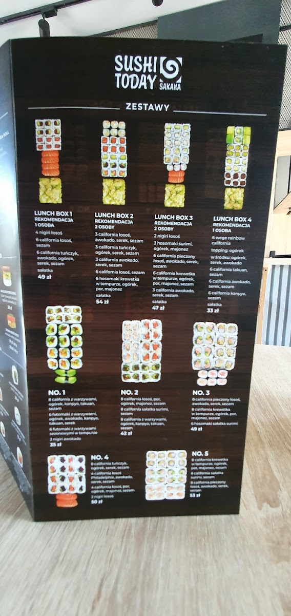 Menu Sushi Today By Sakana-1