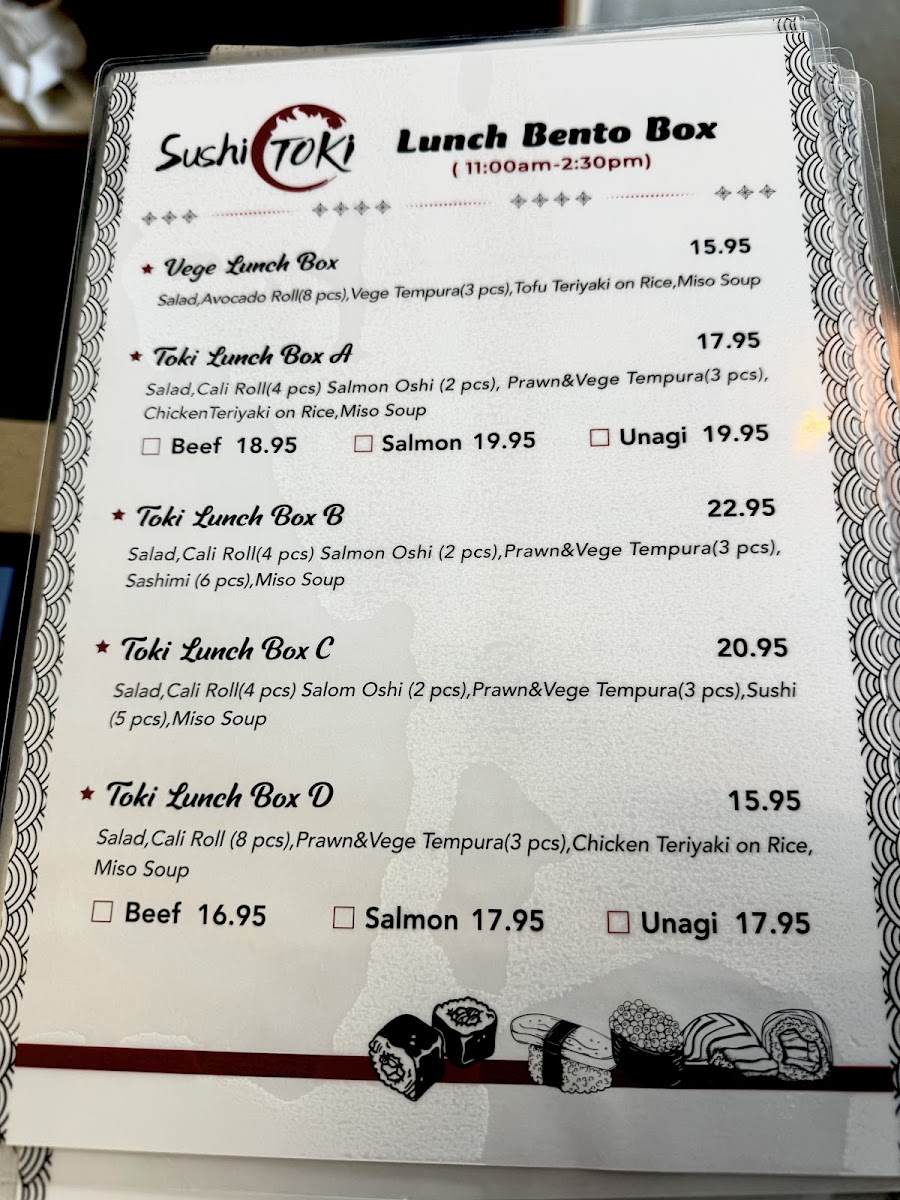 Menu Sushi Toki(10% Off Takeout N Delivery )-9