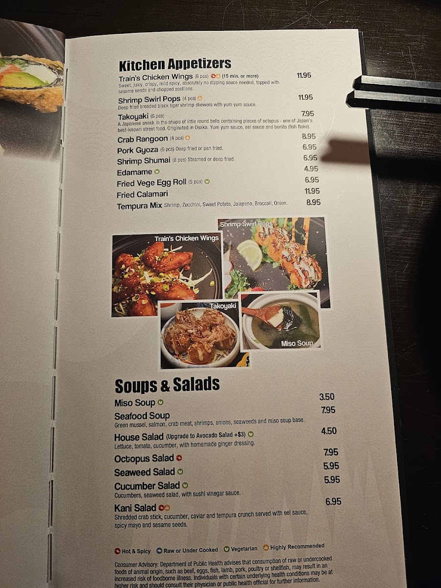 Menu Sushi Train Japanese Restaurant-10