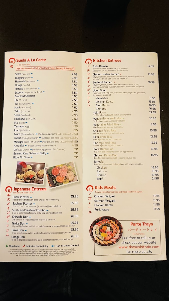 Menu Sushi Train Japanese Restaurant-6