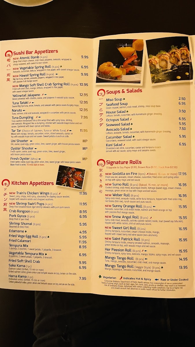 Menu Sushi Train Japanese Restaurant-7