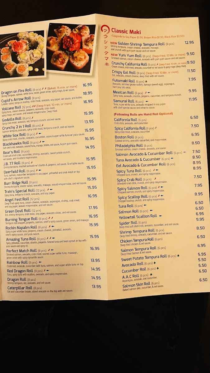 Menu Sushi Train Japanese Restaurant-8