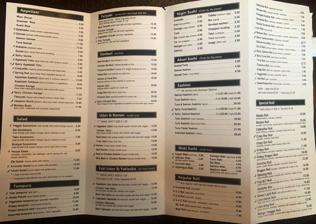 Menu Sushi Valley-2