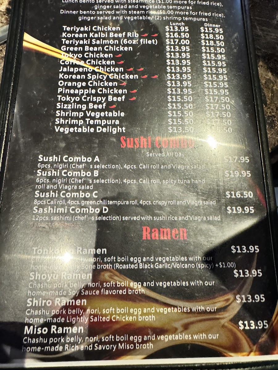 Menu Sushi Xuan Asian Grill-1