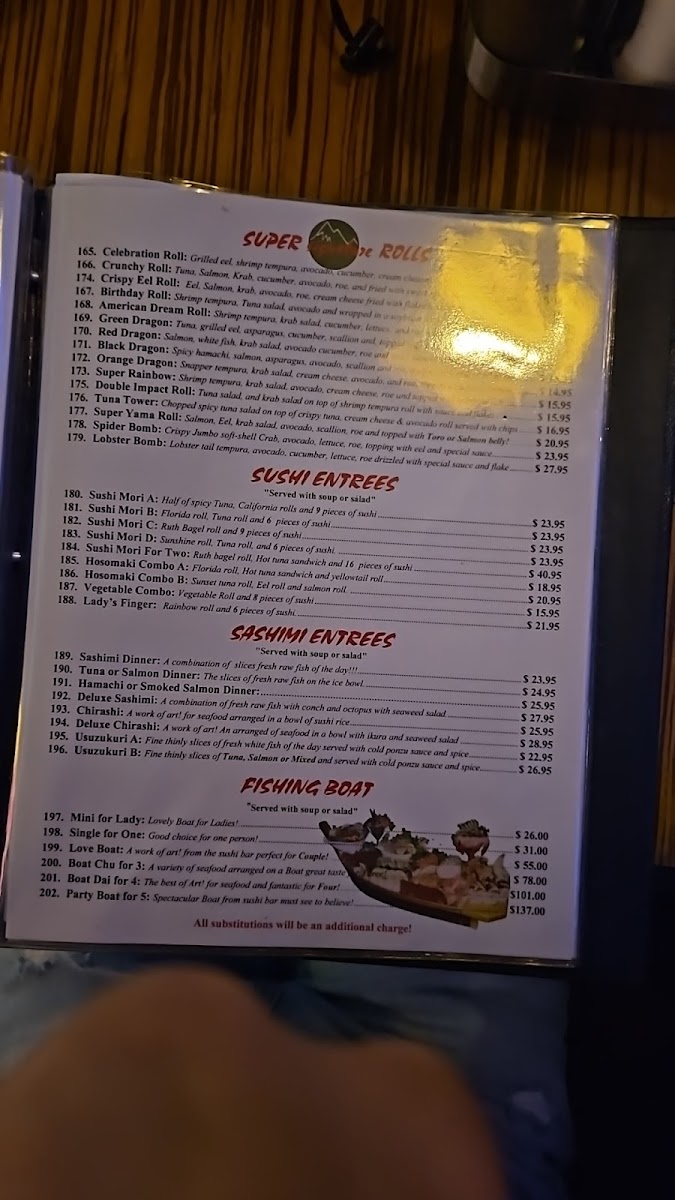 Menu Sushi Yama Asian Bistro-2