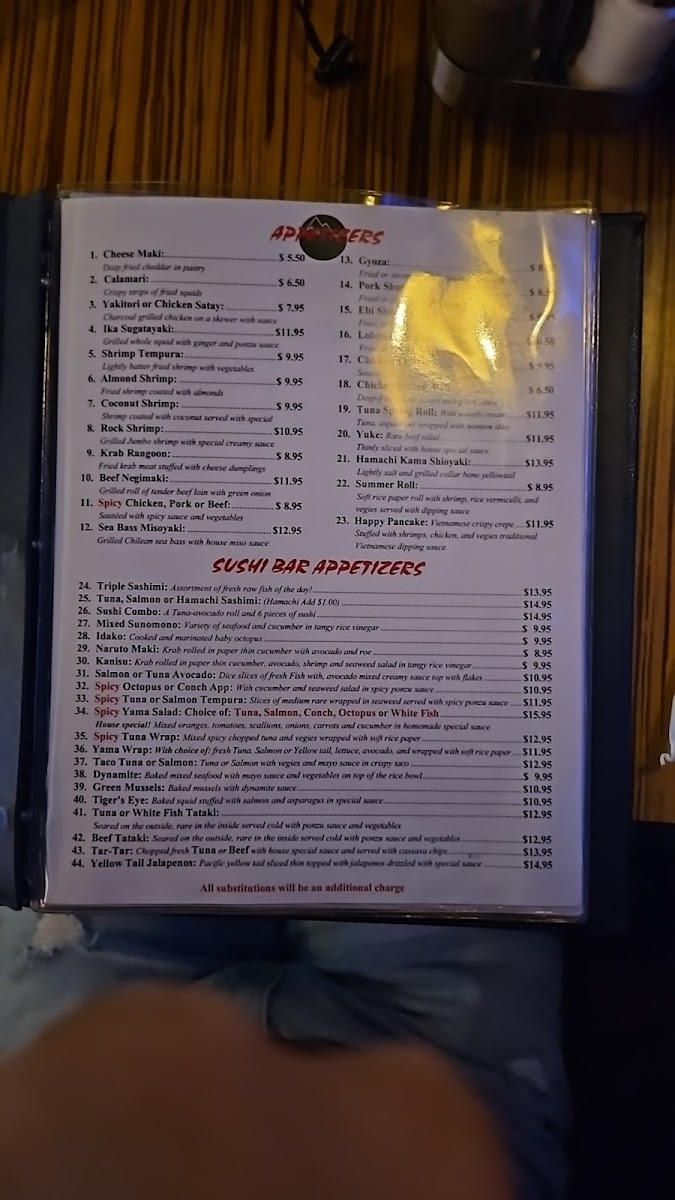 Menu Sushi Yama Asian Bistro-5