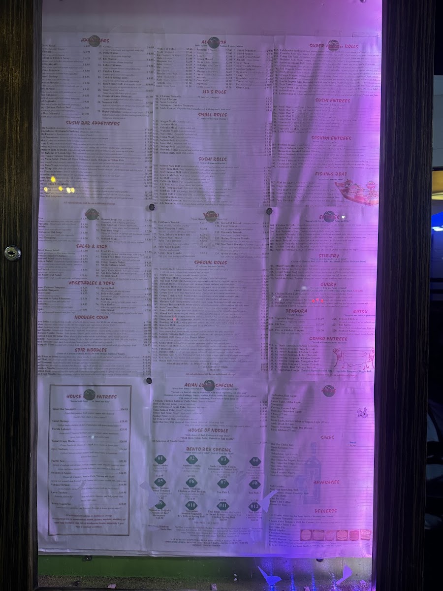 Menu Sushi Yama Asian Bistro-7