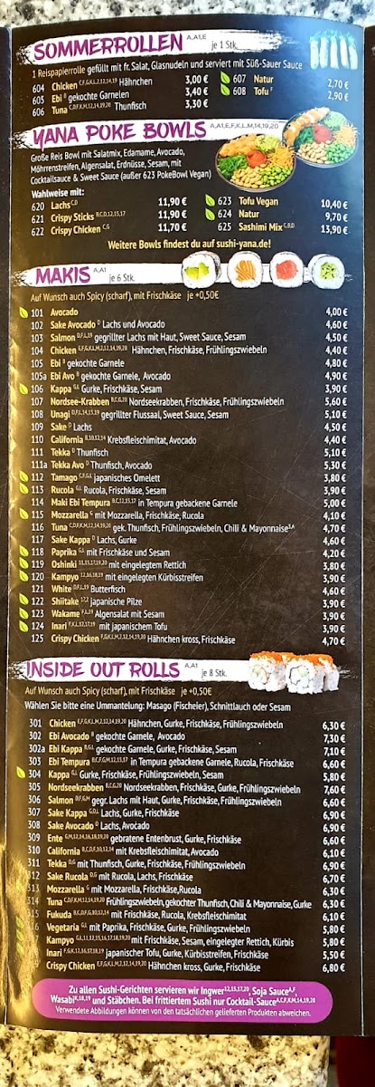 Menu Sushi Yana Zehlendorf-1