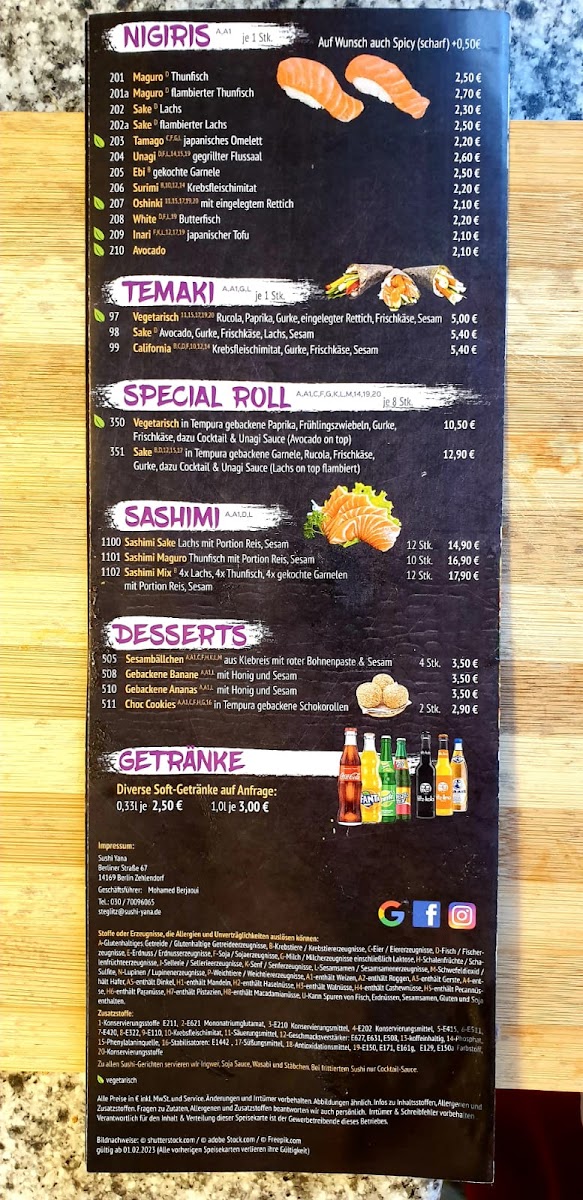 Menu Sushi Yana Zehlendorf-2