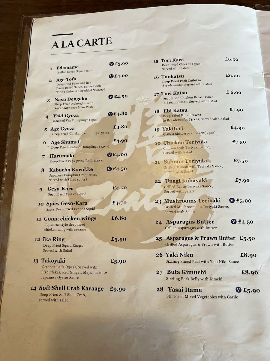 Menu Sushi Zento Muswell Hill-1