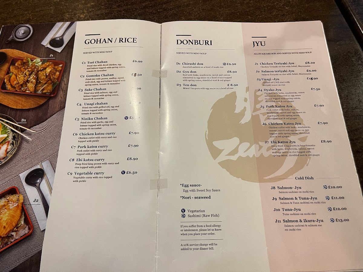 Menu Sushi Zento Muswell Hill-5