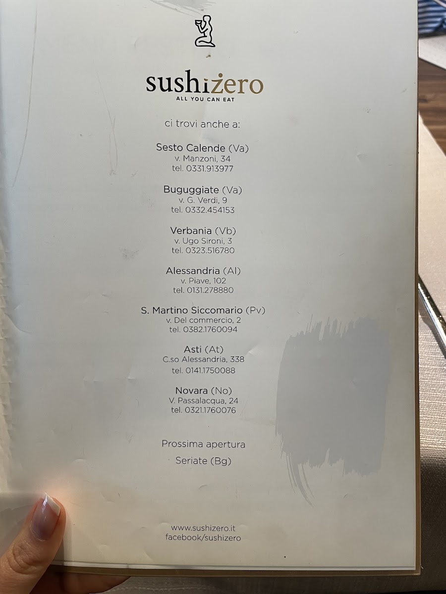 Menu Sushi Zero-1