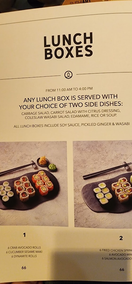 Menu Sushiart - سوشي ارت - Difc-4