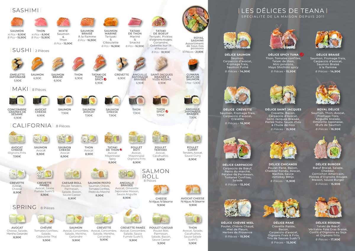 Menu Sushi's Sanary-3