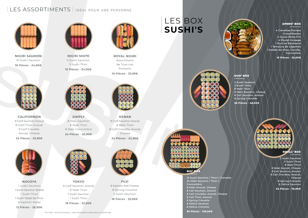 Menu Sushi's Sanary-5
