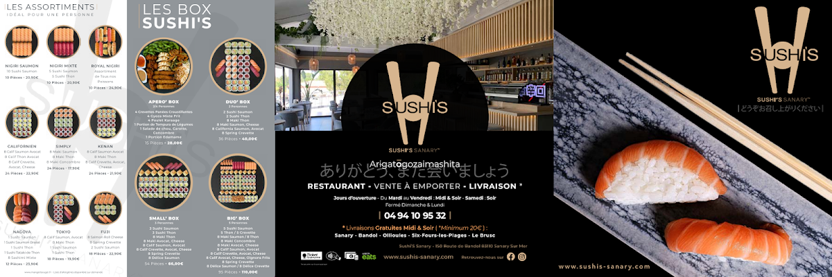 Menu Sushi's Sanary-7