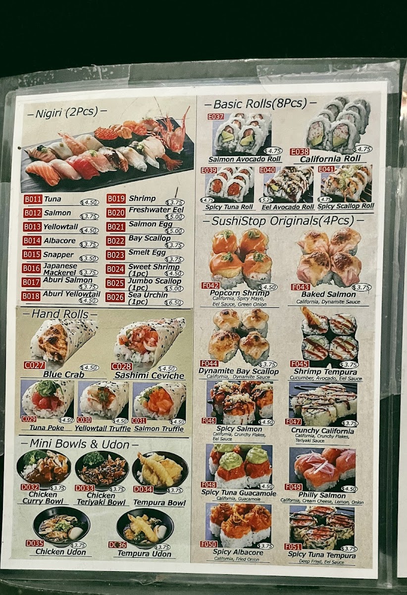 Menu Sushistop Sawtelle North-3