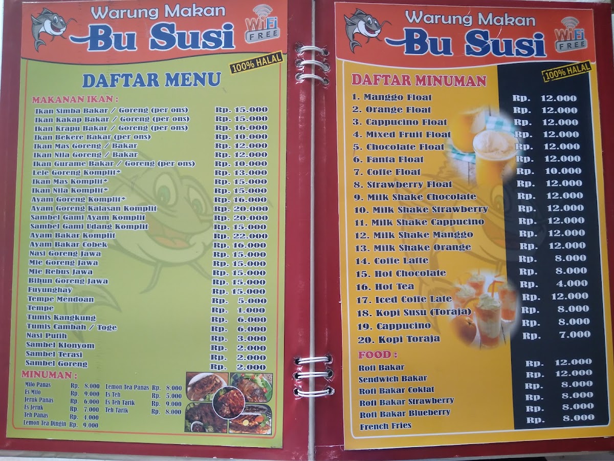 Menu 'susi' Cafe & Resto-1