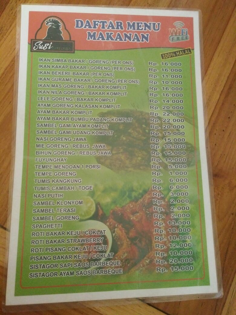 Menu 'susi' Cafe & Resto-5