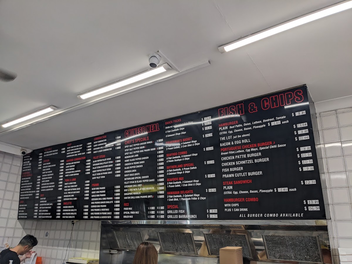 Menu Sutherland Seafood & Chinese-2